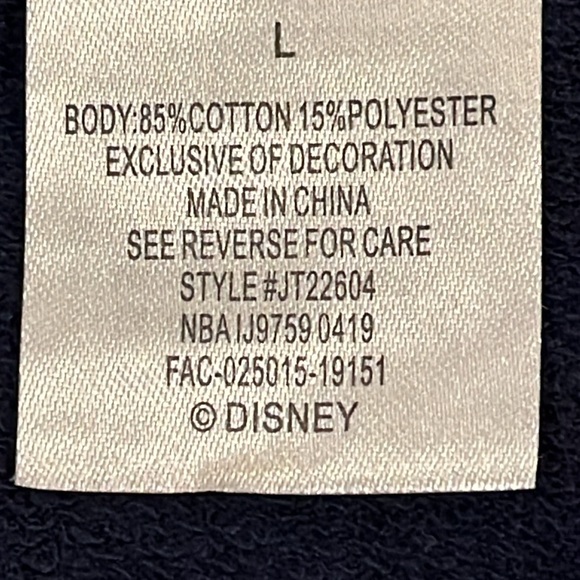 NWT Disney Cruise Line • Flip Sequin Logo Pullover Blue - L - Picture 6 of 8